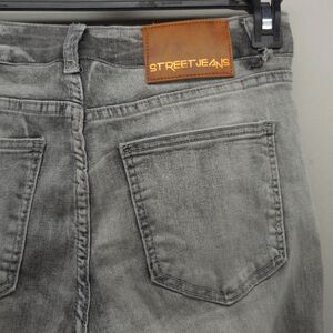 Street Jeans Mens Distressed Thrashed Style Stone Washed Skinny Fit 28x32